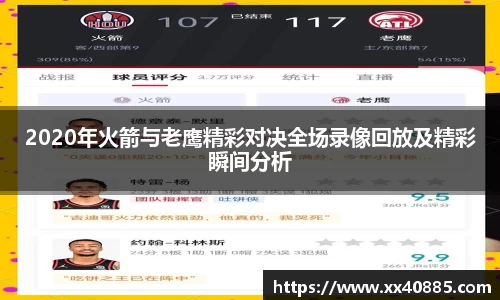 2020年火箭与老鹰精彩对决全场录像回放及精彩瞬间分析